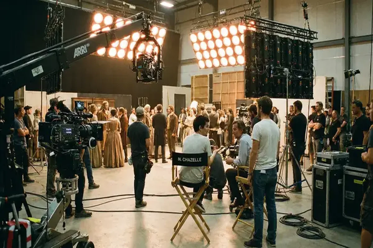 国产视频专业影视拍摄现场实景