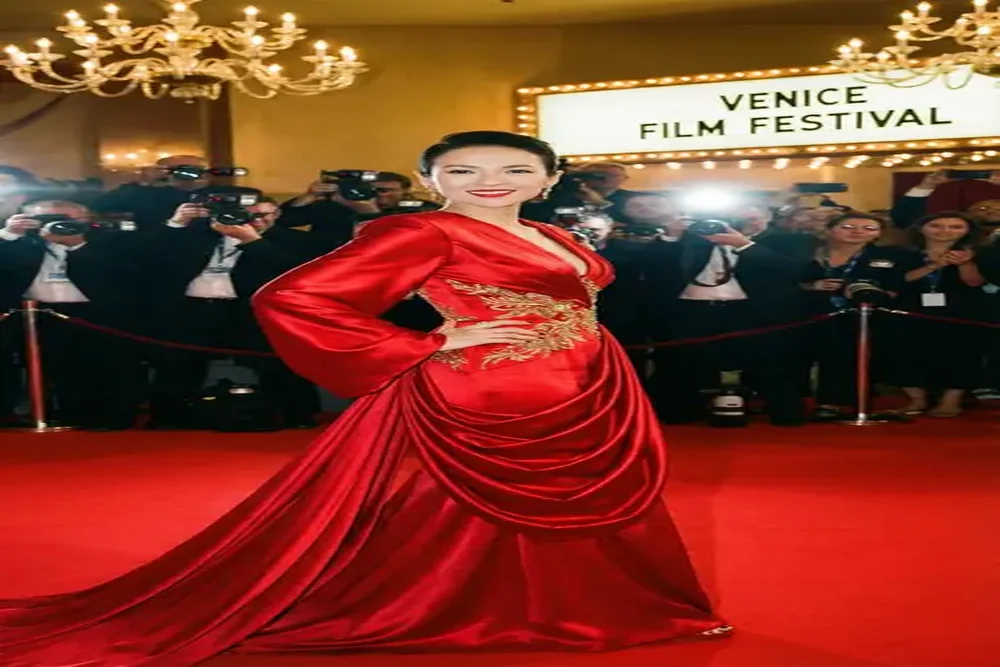 国产视频与国际知名女演员合作红毯照片